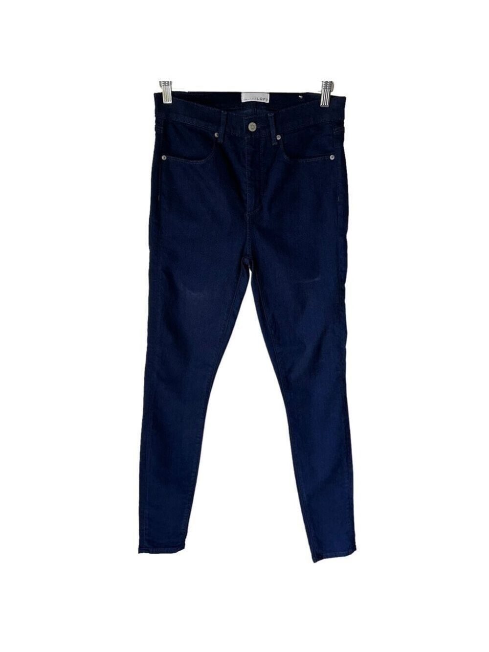 Made & Loved LOFT Dark Navy Blue Slim Pocket Jegging Womens Size 28/6